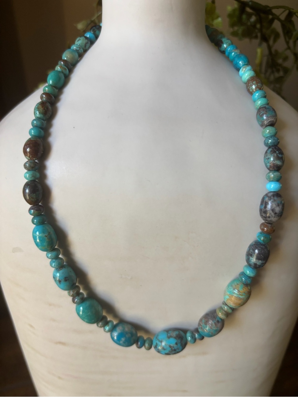 Jay King Turquoise and Teal Beaded Necklace